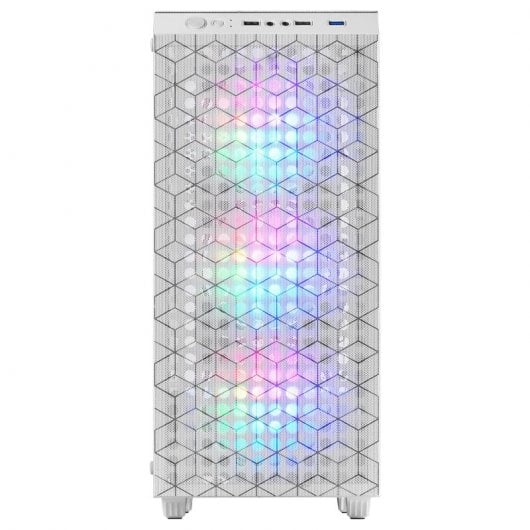 Mars Gaming MC-MAG Semitorre ATX Cristal Templado 3 Ventiladores FRGB USB 3.0 Blanca