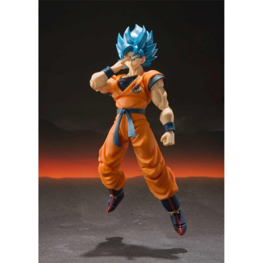 Tamashii Nações SH Figuarts Super Saiyan Deus Super Saiyan Goku Super Dragon Ball Super Figura 14cm