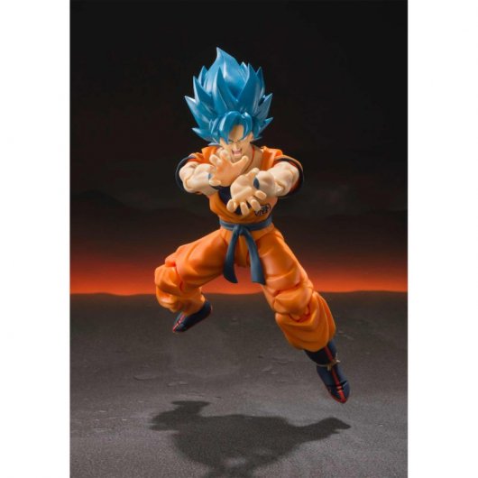 Tamashii Nações SH Figuarts Super Saiyan Deus Super Saiyan Goku Super Dragon Ball Super Figura 14cm
