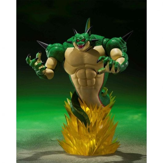 Tamashii Nations SH Figuarts Porunga&Dende Set di sfere luminose del drago Come Forth Shenron autentico 42 cm