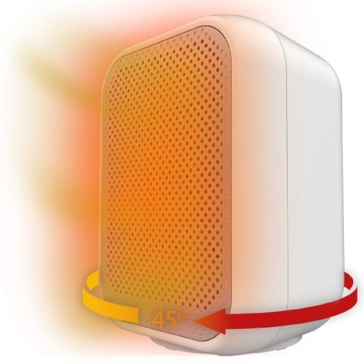 Cecotec Readywarm 1500 Max Ceramic Rotate Calefactor Cerámico 1500W Blanco