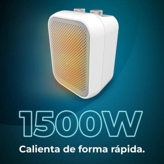 Calefattore Cecotec Readywarm 1500 Max Ceramic Rotate 1500W Ceramica Oscillante Bianco