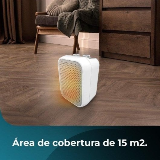 Aquecedor Cerâmico Cecotec Readywarm 1500 Max Ceramic Rotate 1500W Silencioso