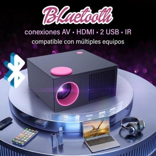 Projetor UnicView HPX Pixel 2 FullHD 7500 Lúmenes 130" LED LCD AndroidTV Portátil