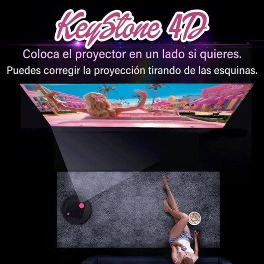 UnicView HPX Pixel 2 Proyector LCD Ultra HD 4K 7500 Lúmenes Negro
