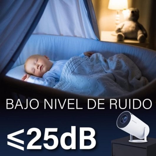 Projetor UnicView HY300 Plus HD 10000 Lúmenes 130" LED LCD Smart TV Portátil