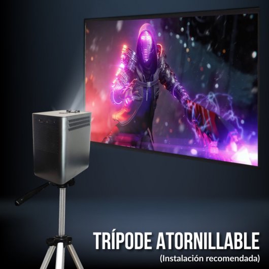 UnicView JS30 Projetor Android TV com HDMI de Saída UltraHD 4K 12000 Lúmenes