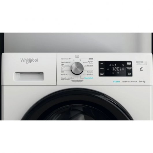 Whirlpool FFWDB 964369 BV SPT Máquina de Lavar e Secar Roupa 9Kg/6Kg D Branca
