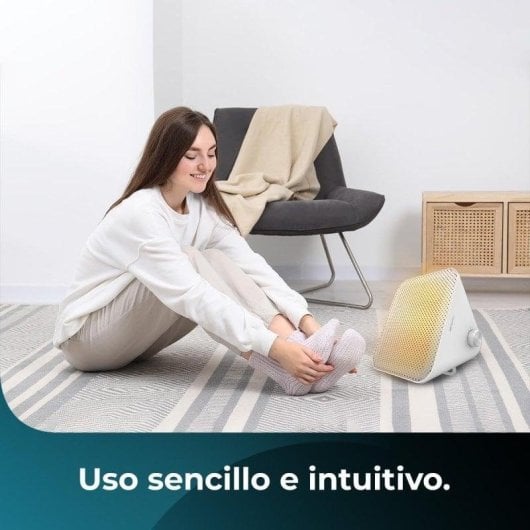 Chauffage Cecotec Readywarm 1500 Max Ceramic Design Thermostat 3 Modes Sécurité