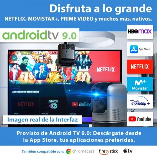 Seelumen S600 Proyector Con Trípode Telescópico 4k UltraHD 10000 Lúmenes