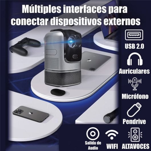 Seelumen S600 Proyector Con Trípode Telescópico 4k UltraHD 10000 Lúmenes