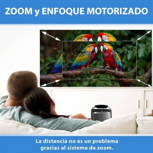 Seelumen S600 Proyector Con Trípode Telescópico 4k UltraHD 10000 Lúmenes