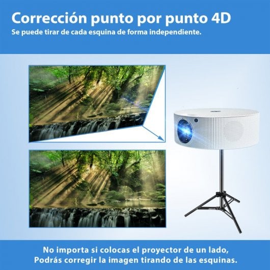 Seelumen S13 Proyector sin HDMI con AndroidTV 4K UltraHD 12000 Lúmenes
