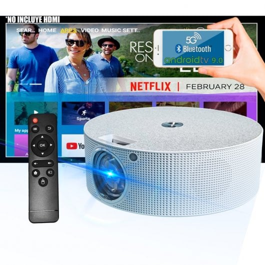 Seelumen S13 Proyector sin HDMI con AndroidTV 4K UltraHD 12000 Lúmenes