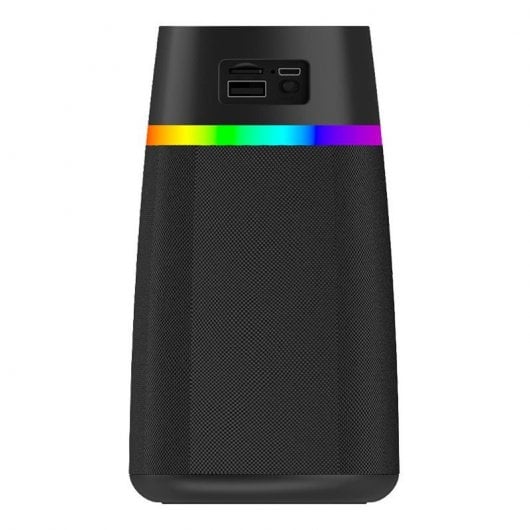 Cool Gradient TWS Altavoz Portátil Bluetooth 10W Rojo/Negro