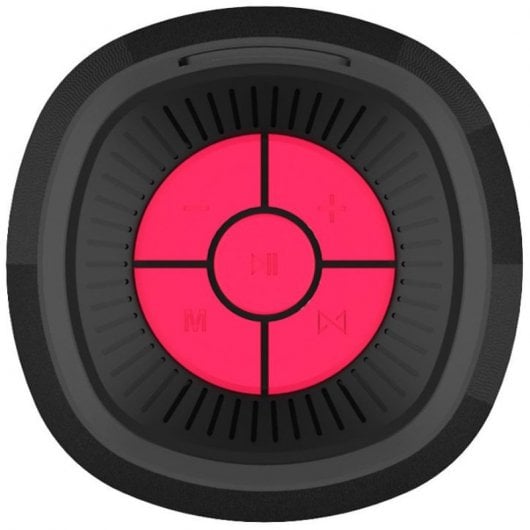 Cool Gradient TWS Altavoz Portátil Bluetooth 10W Rojo/Negro