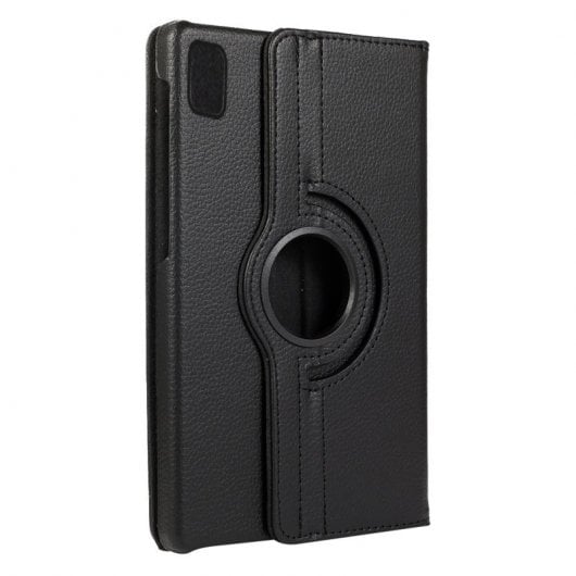 Cool Funda de Polipiel Negro para Xiaomi Redmi Pad SE Giratoria
