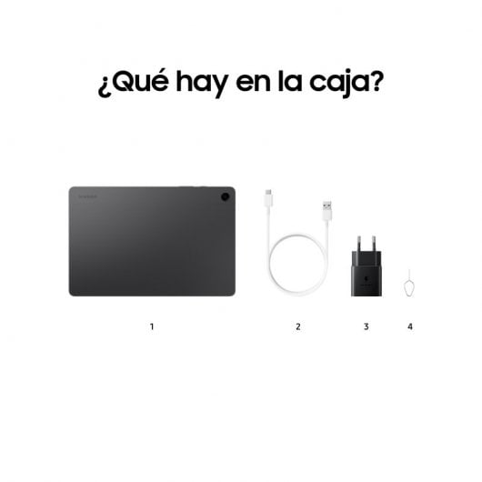Samsung Galaxy Tab A9+ WiFi 11" 8GB/128GB Grigio + Caricabatterie