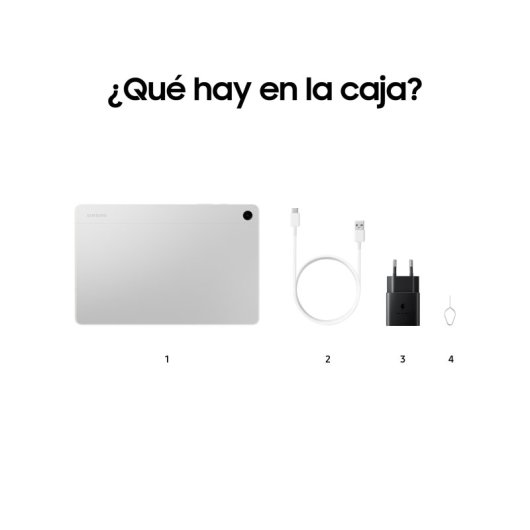 Samsung Galaxy Tab A9+ WiFi 11" 8Go/128Go Argent + Chargeur