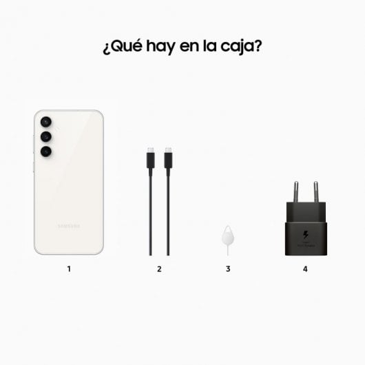 Samsung Galaxy S23 FE 8GB/256GB 6,4'' Creme + Carregador