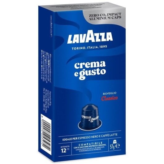 Capsule café Lavazza Crema e Gusto Classico Nespresso 10 Unid.