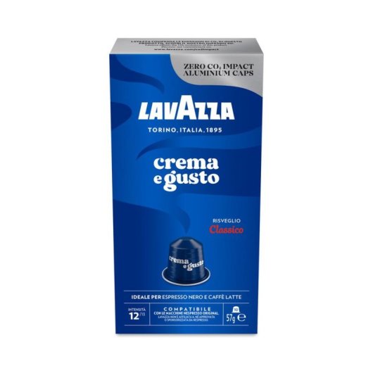 Capsule café Lavazza Crema e Gusto Classico Nespresso 10 Unid.