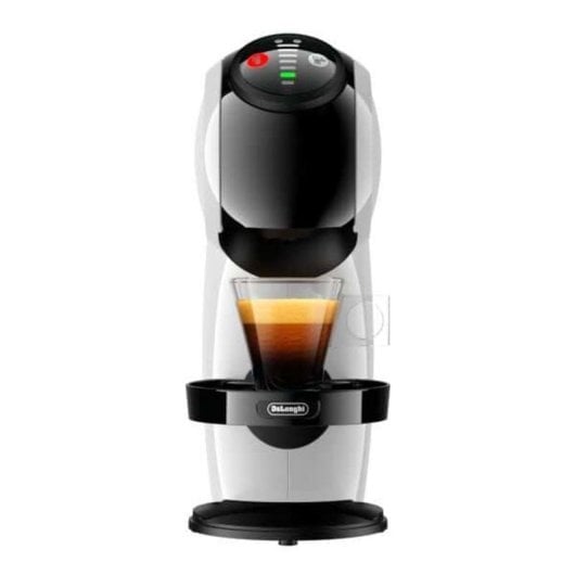 Cafeteira Cápsulas DeLonghi Genio S 0,8L 15 bar XL Frio/Quente Eco Branca