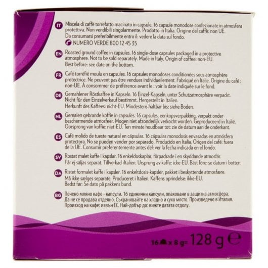 Cápsulas Lavazza Intense Espresso para Máquinas de Café Dolce Gusto Caixa 16 Unidades