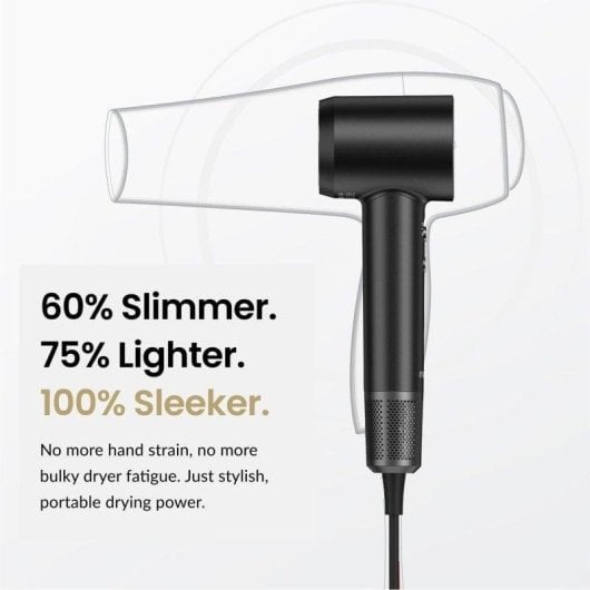 Laifen Swift Special Secador de Pelo de Alta Velocidad 1600W Negro Mate