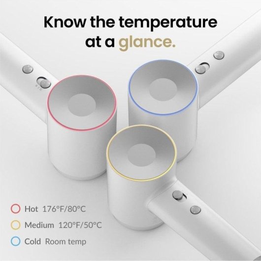 Laifen Swift Special Secador de Pelo de Alta Velocidad 1600W Blanco Perlado