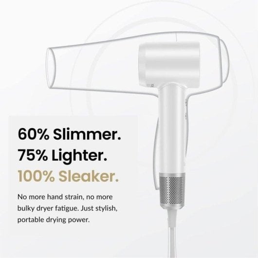 Laifen Swift Special Secador de Pelo de Alta Velocidad 1600W Blanco Perlado
