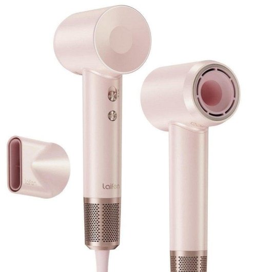 Laifen Swift Premium Secador de Pelo de Alta Velocidad 1600W Rosa/Dorado