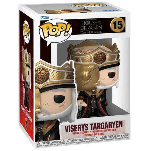 Funko Pop Game of Thrones: Haus des Drachen Viserys Targaryen mit Maske