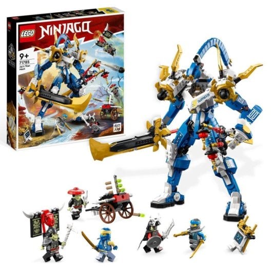 Set de juguetes de construcción LEGO® NINJAGO® 71785 Meca Titán de Jay (794 piezas)