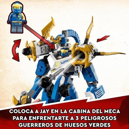 Set de juguetes de construcción LEGO® NINJAGO® 71785 Meca Titán de Jay (794 piezas)
