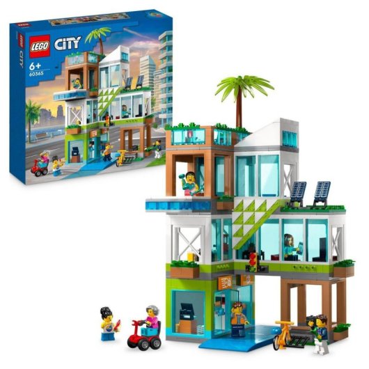 LEGO® City 60365 Ensemble de construction d'immeubles d'appartements (688 pièces)
