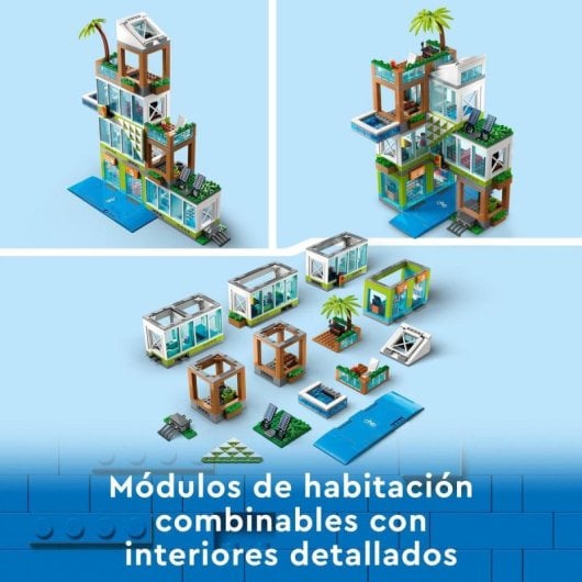 LEGO® City 60365 Ensemble de construction d'immeubles d'appartements (688 pièces)