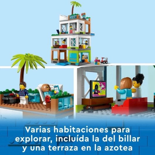 LEGO® City 60365 Ensemble de construction d'immeubles d'appartements (688 pièces)