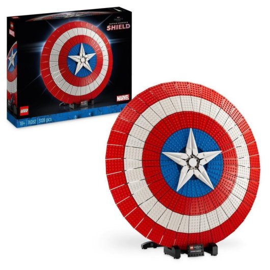 Kit de construcción LEGO® Marvel 76262 Escudo del Capitán América (3128 piezas)