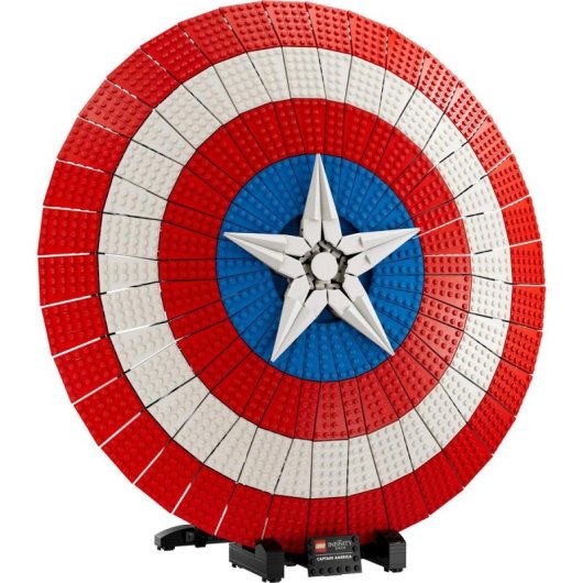 Kit de construcción LEGO® Marvel 76262 Escudo del Capitán América (3128 piezas)
