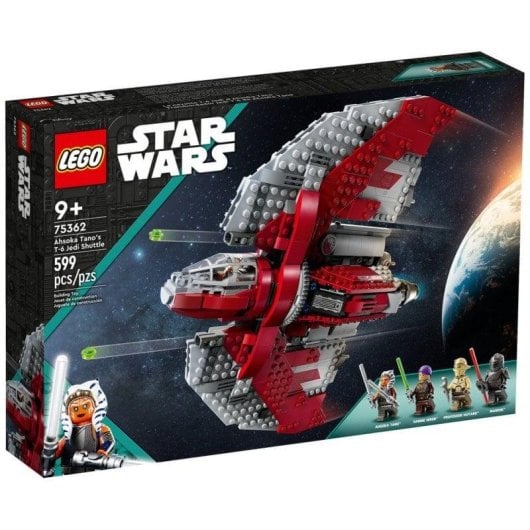 LEGO Star Wars Navette Jedi T-6 d’Ahsoka Tano 75362 601 pièces