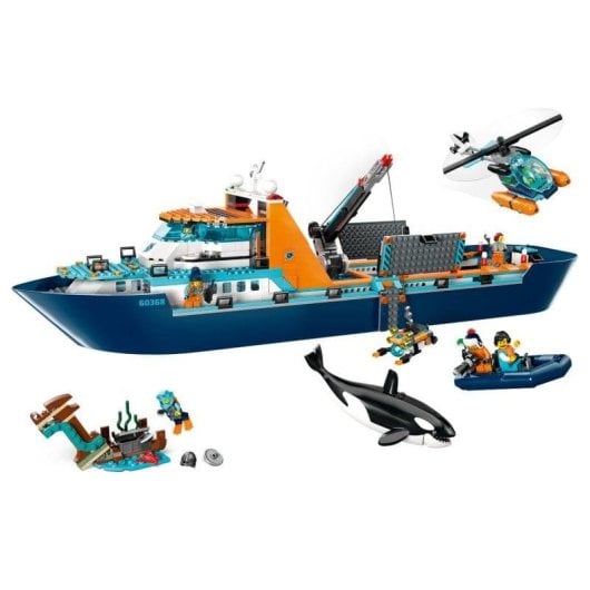 LEGO City Explorateurs de l'Arctique Bateau 60368 815 pièces
