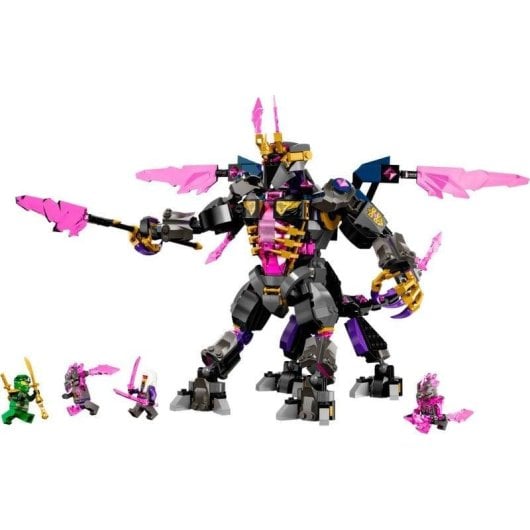 Figura de juguete LEGO Ninjago Rey Cristal 71772 con 5 minifiguras y 722 piezas