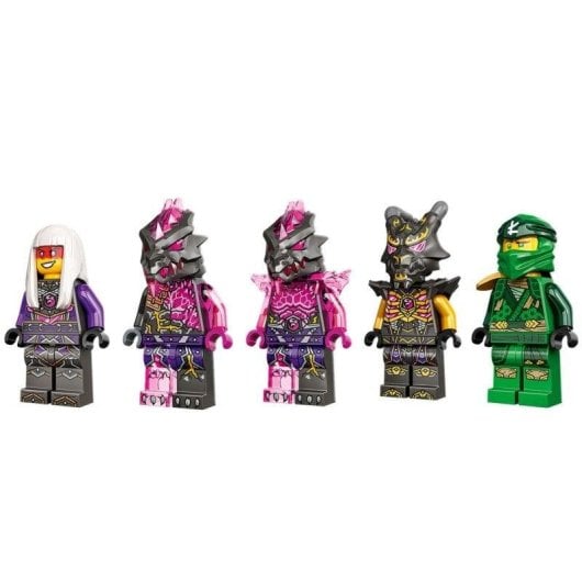 Figura de juguete LEGO Ninjago Rey Cristal 71772 con 5 minifiguras y 722 piezas