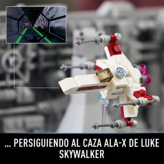 Kit de construcción LEGO® Star Wars™ 75329 Diorama: Ataque a la Estrella de la Muerte (665 piezas)