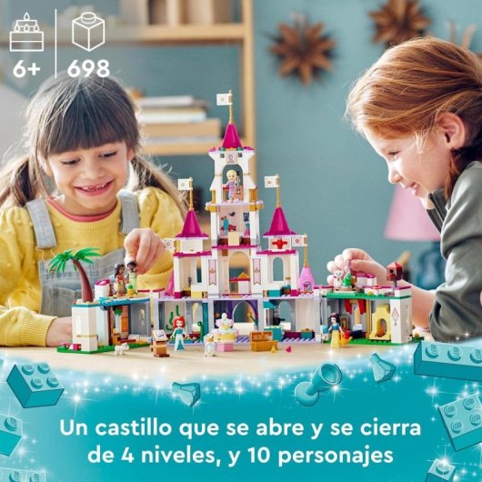 Kit de construcción LEGO® | Disney Princess™ 43205 Gran Castillo de Aventuras (698 piezas)
