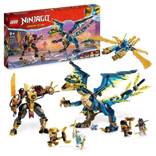 LEGO® NINJAGO® 71796 Dragon élémentaire contre l'impératrice Mecque (1038 pièces)