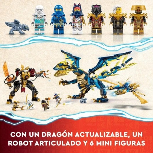 LEGO® NINJAGO® 71796 Dragon élémentaire contre l'impératrice Mecque (1038 pièces)