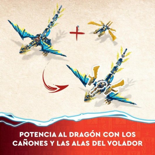 LEGO® NINJAGO® 71796 Dragon élémentaire contre l'impératrice Mecque (1038 pièces)