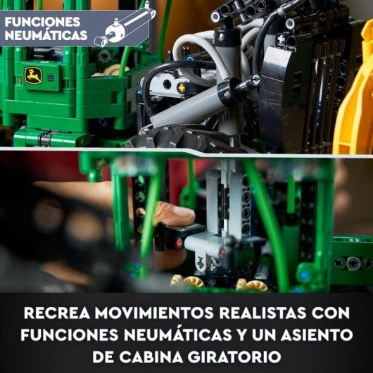 Conjunto de brinquedos de construção LEGO® Technic 42157 John Deere 948L-II Skidder (1.492 peças)